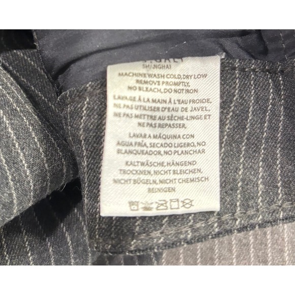 J Galt Shanghai Striped Dress Pants Women's Size S Polyester Rayon Blend - Picture 4 of 4